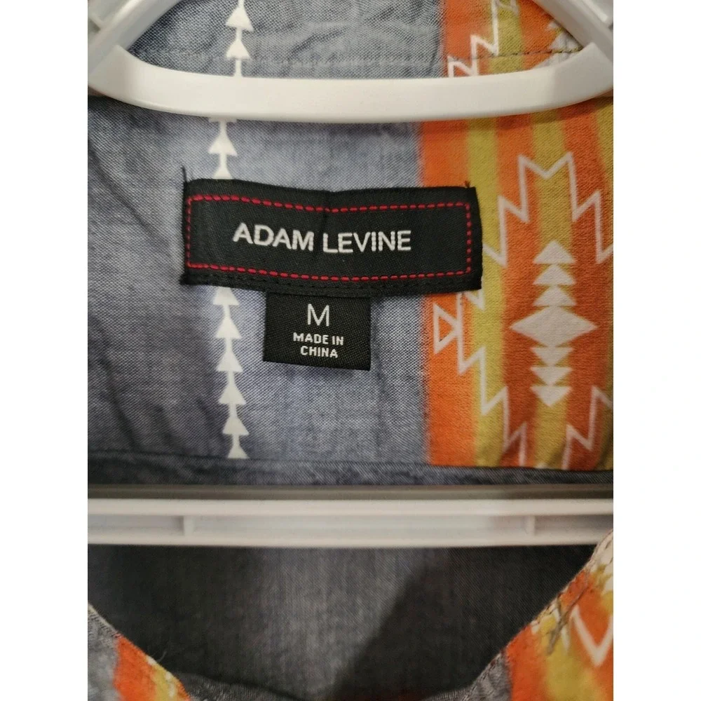 Adam Levine Southwestern‎ Pattern Long Sleeve Button Shirt Men's Medium